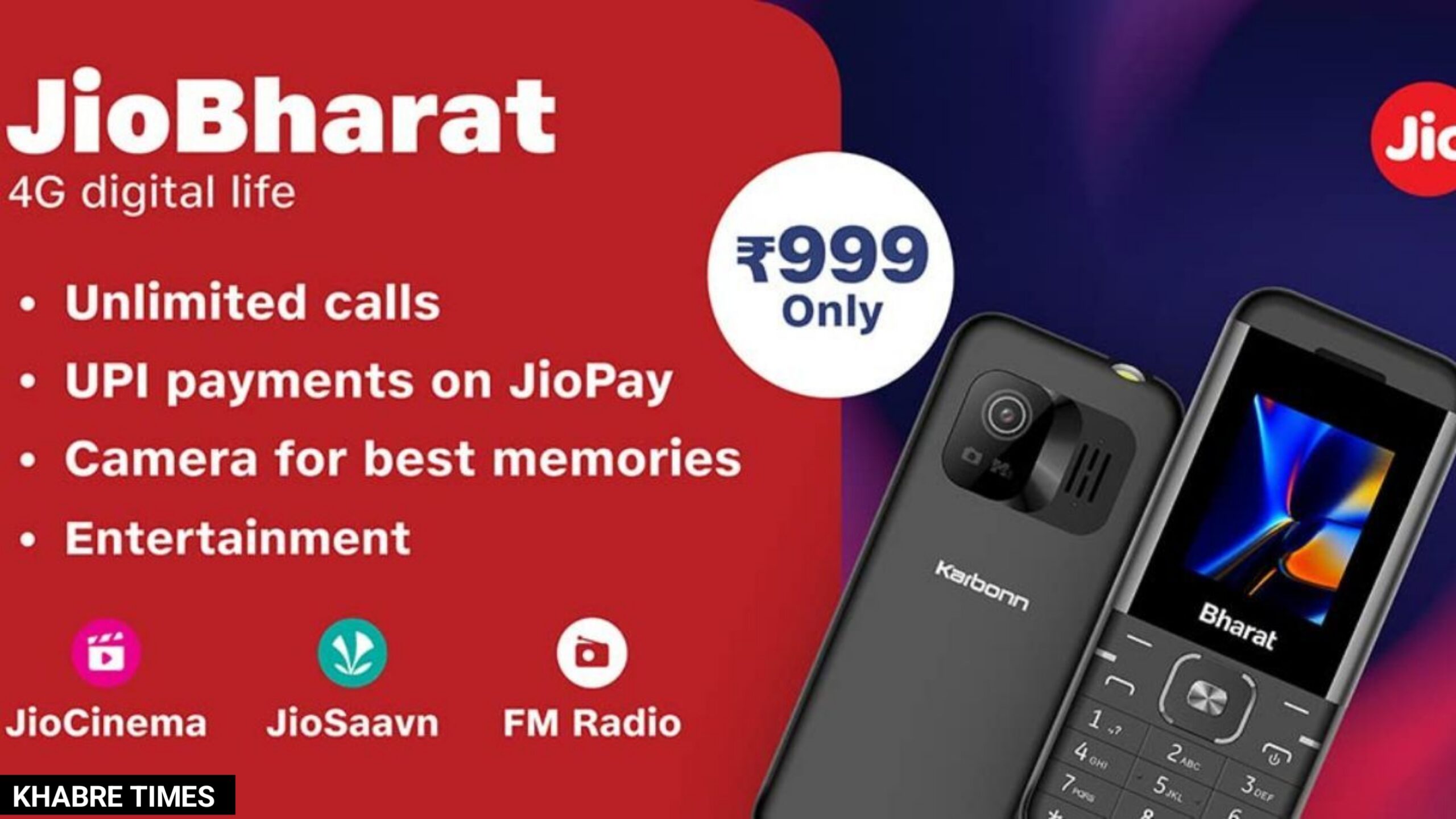 Jio Bharat 4G Phone Sale